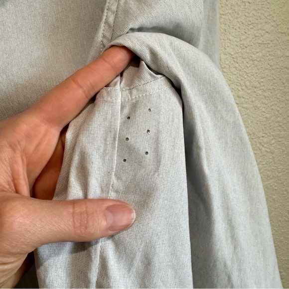 Ministry of Supply Shirt Mens Large Light Grey Long Sleeve Button Down Casual - Picture 7 of 10